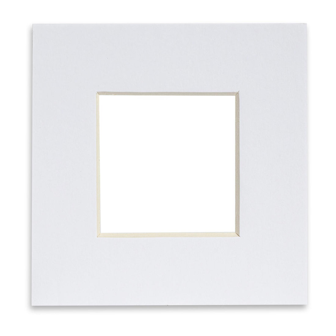 Nicola Spring Picture Mount for 8 x 8" Frame | Photo Size 4 x 4" - White