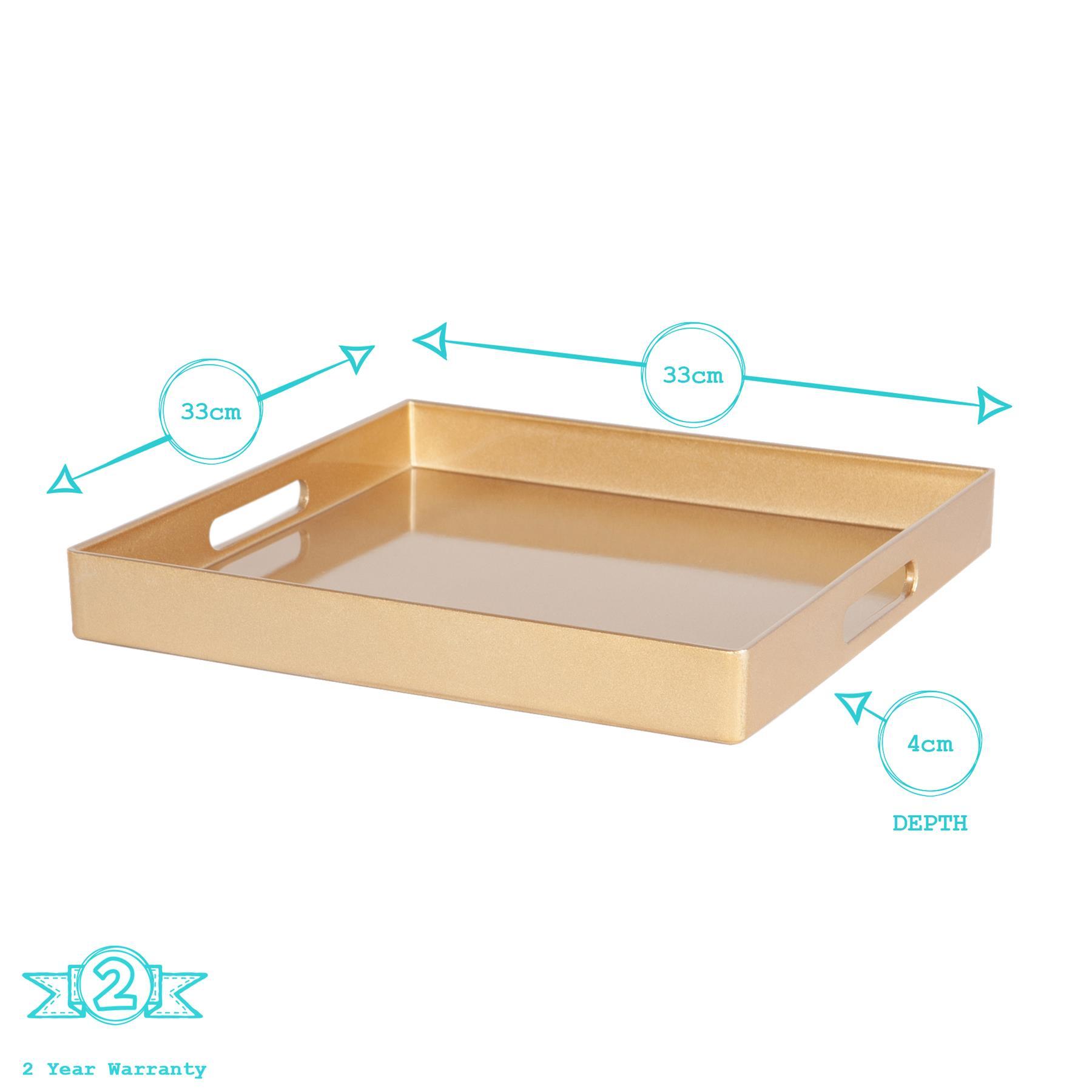 Square Serving Tray - Centre Piece - 33cm - White