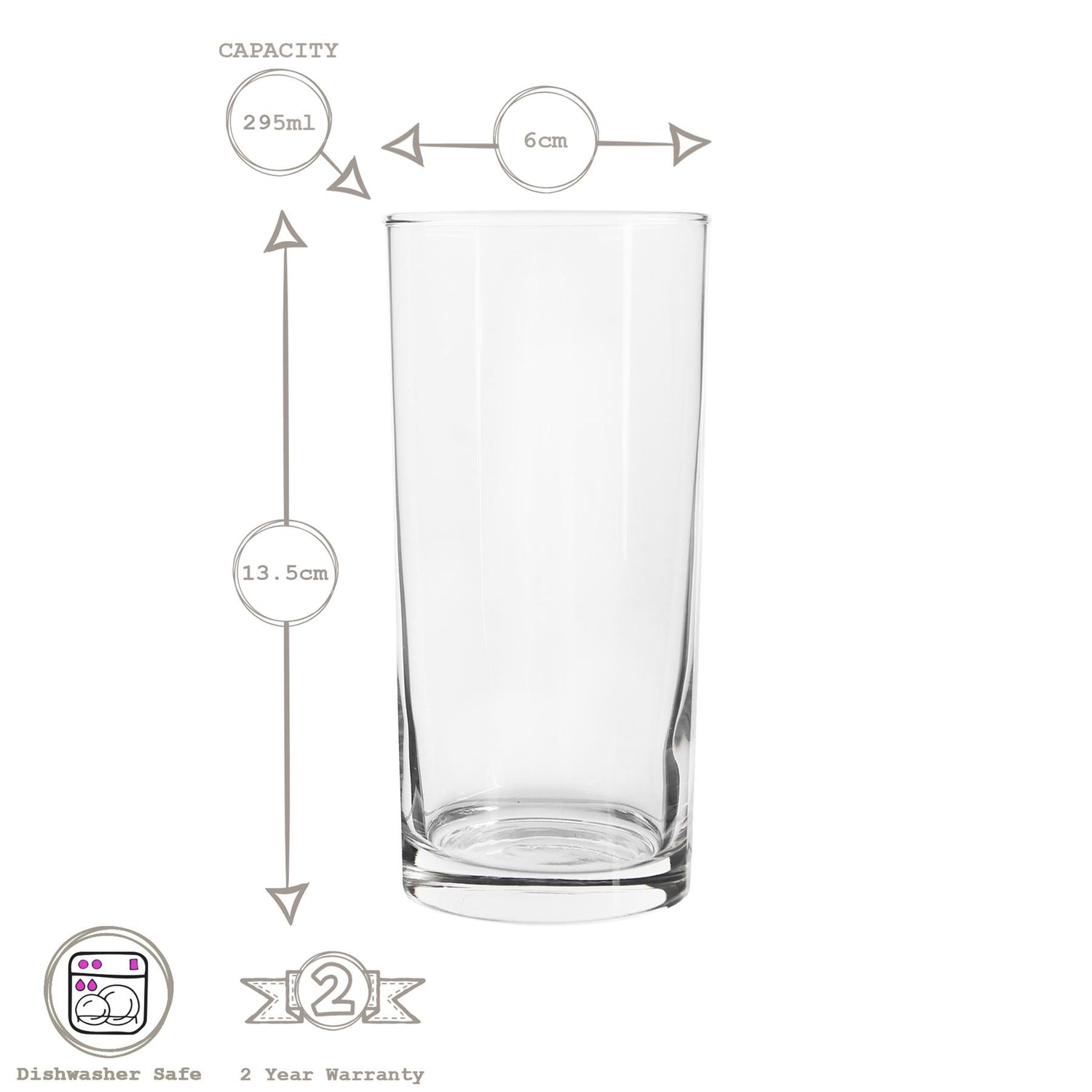 295ml Liberty Highball Glass