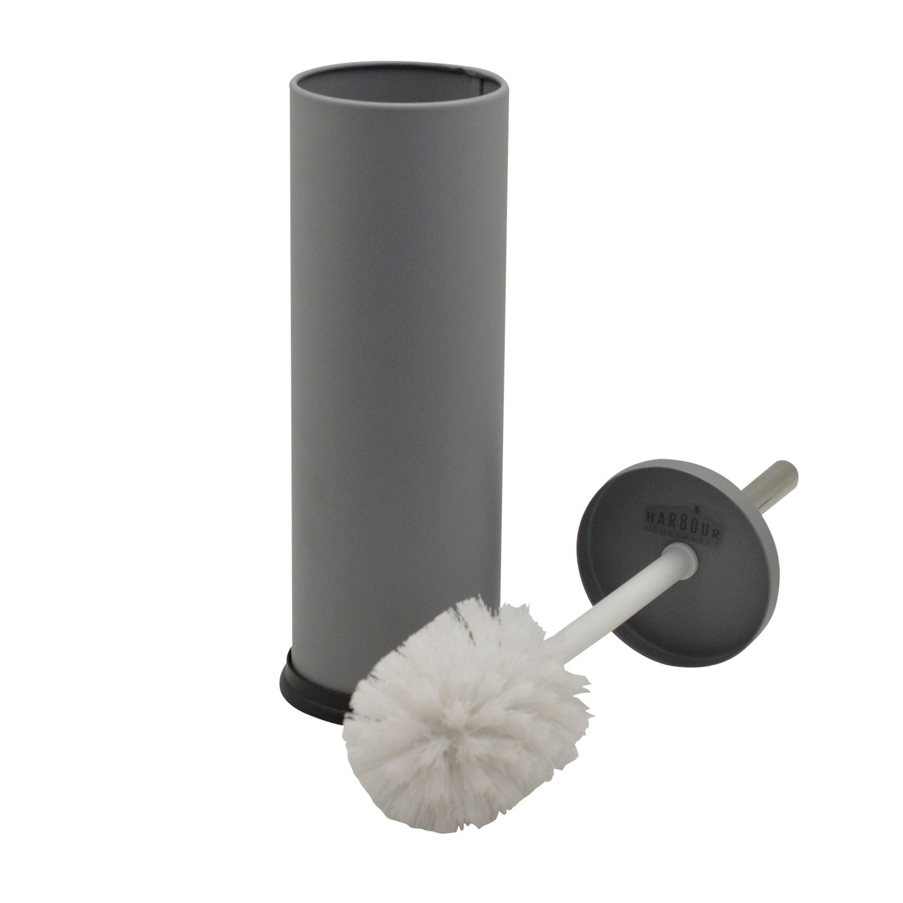 Harbour Housewares Bathroom Toilet Brush and Holder Set - Matte