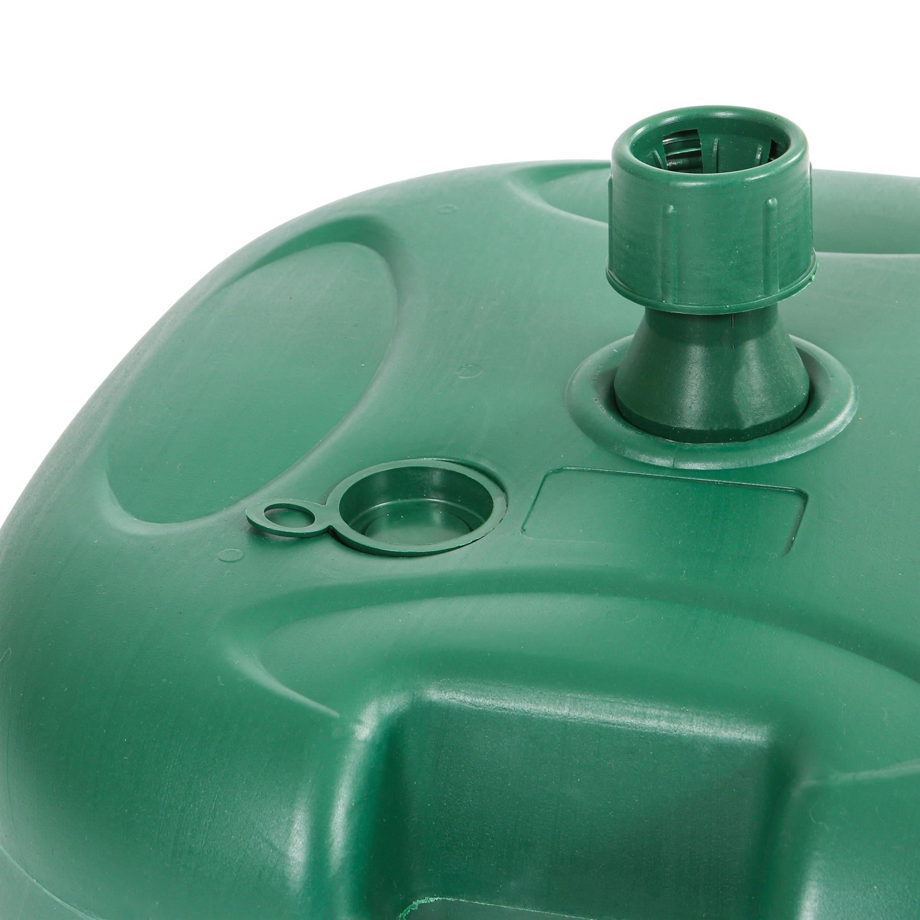 Plastic Fillable Parasol Base - 20 Litre - Green