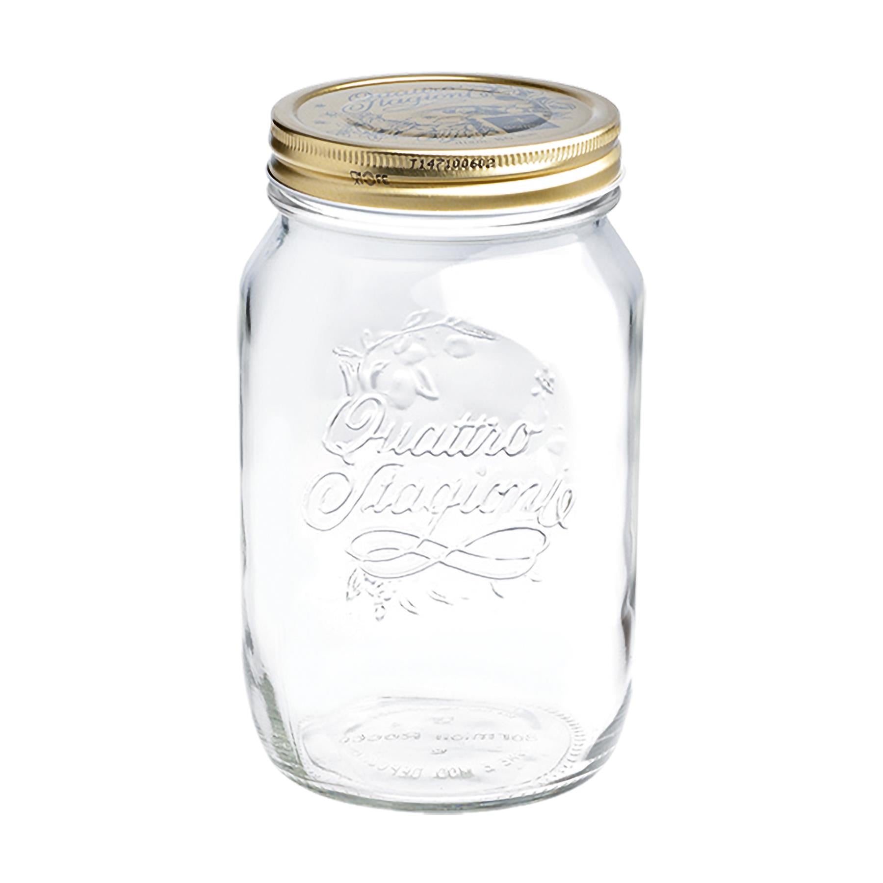 Quattro Stagioni Glass Storage Jar - 1.5 Litre