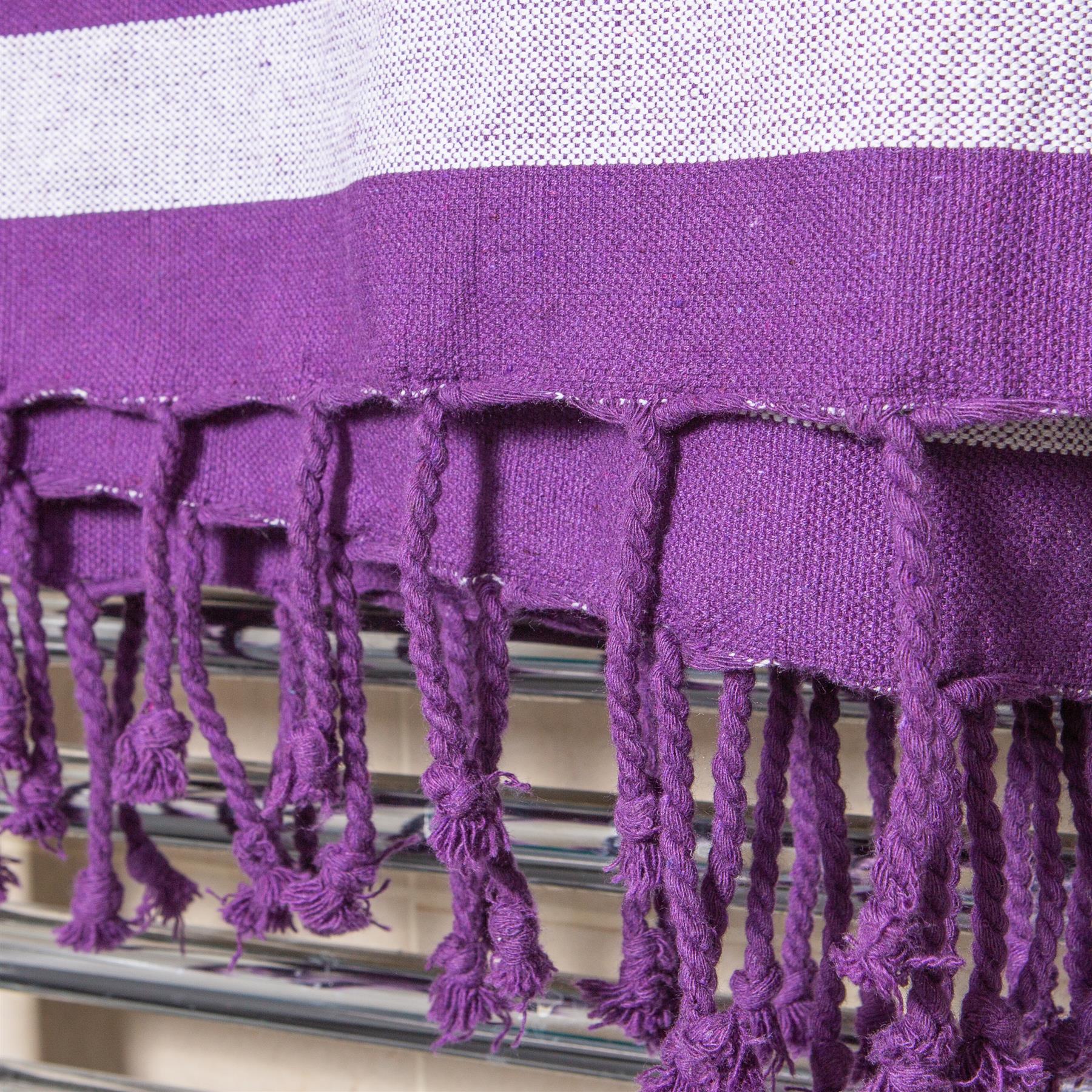 Deluxe Turkish Cotton Bath Towel - Purple