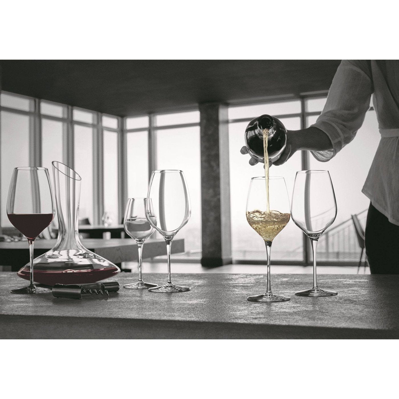 Bormioli Rocco Inalto Tre Sensi Large Wine Drinking Glass - 550ml