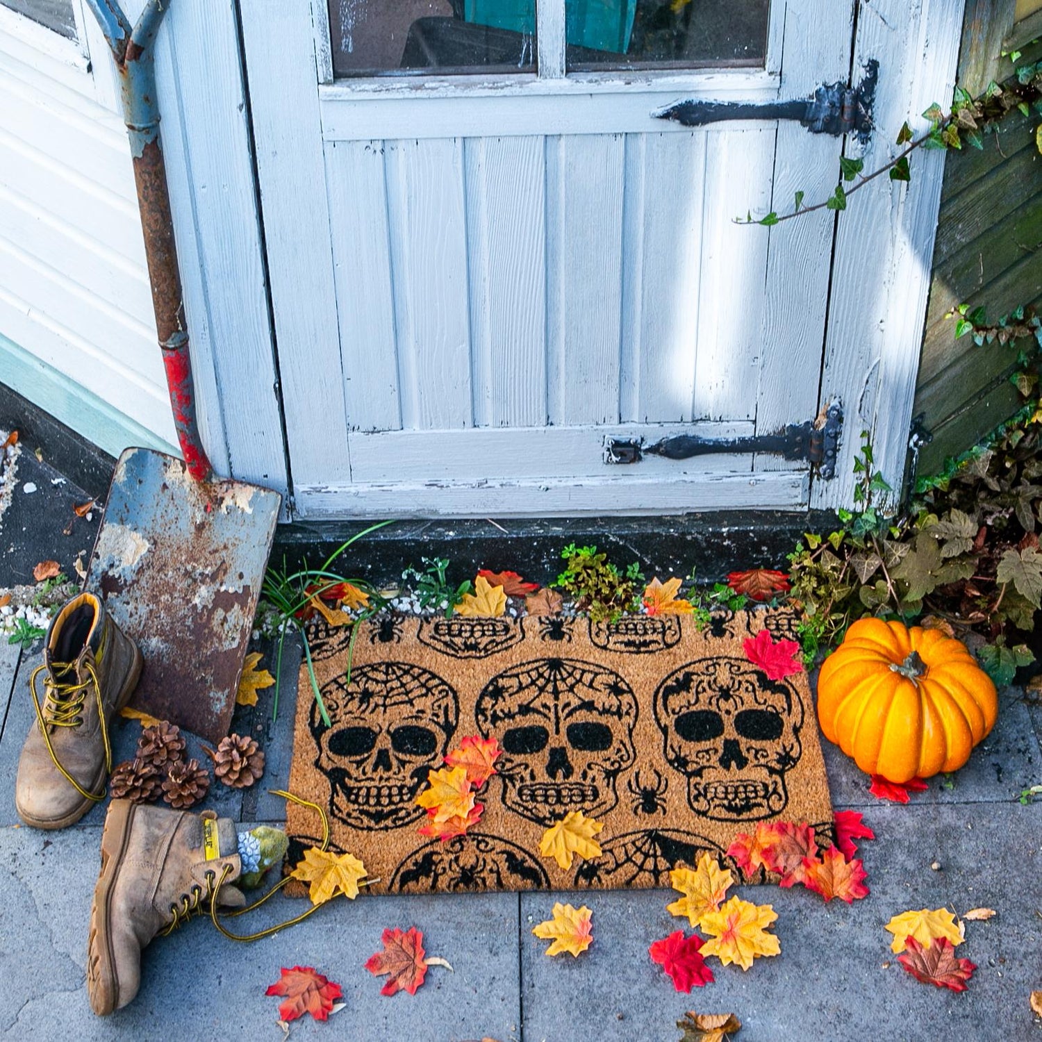 Non-Slip Halloween Door Mat - 60 x 40cm - Day of the Dead