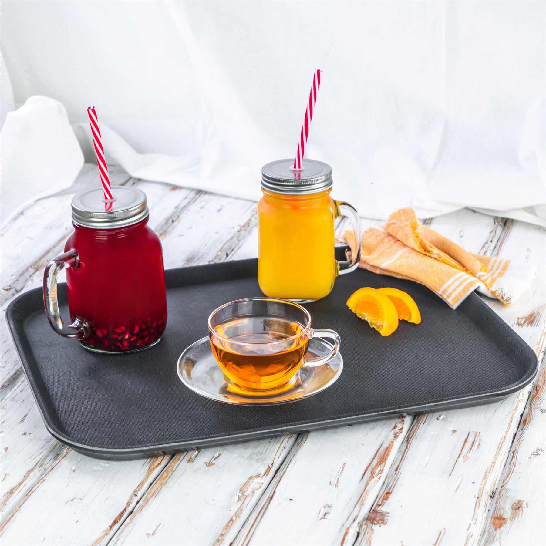 Argon Tableware Maximus Glass Cup and Saucer