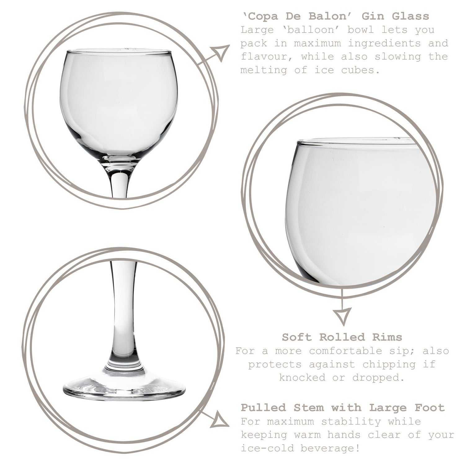645ml Misket Gin & Tonic Glass