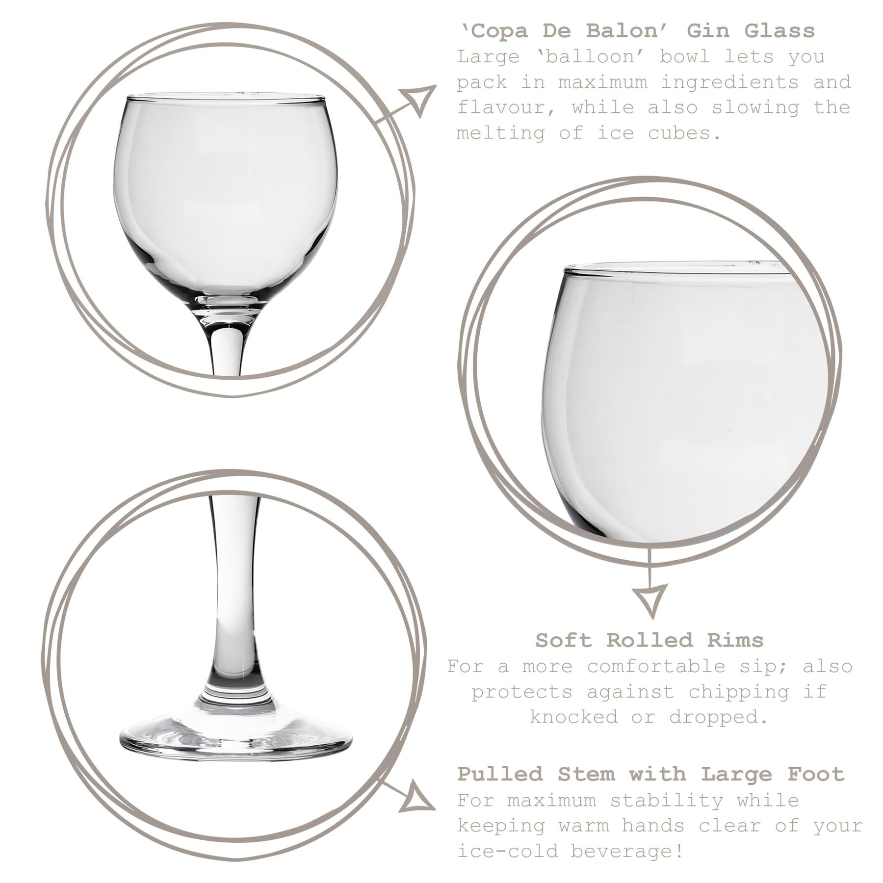 645ml Misket Gin & Tonic Glass