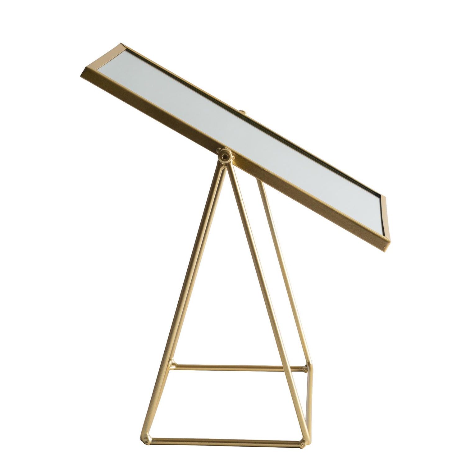 Harbour Housewares Dressing Table Vanity Mirror - 22cm - Gold