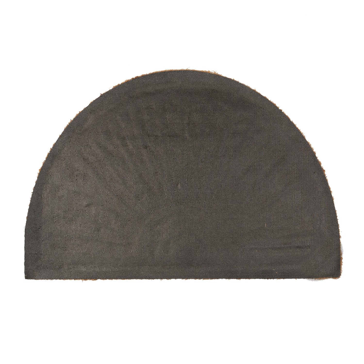 Coir Half Moon Door Mat - 60 x 40cm - Embossed