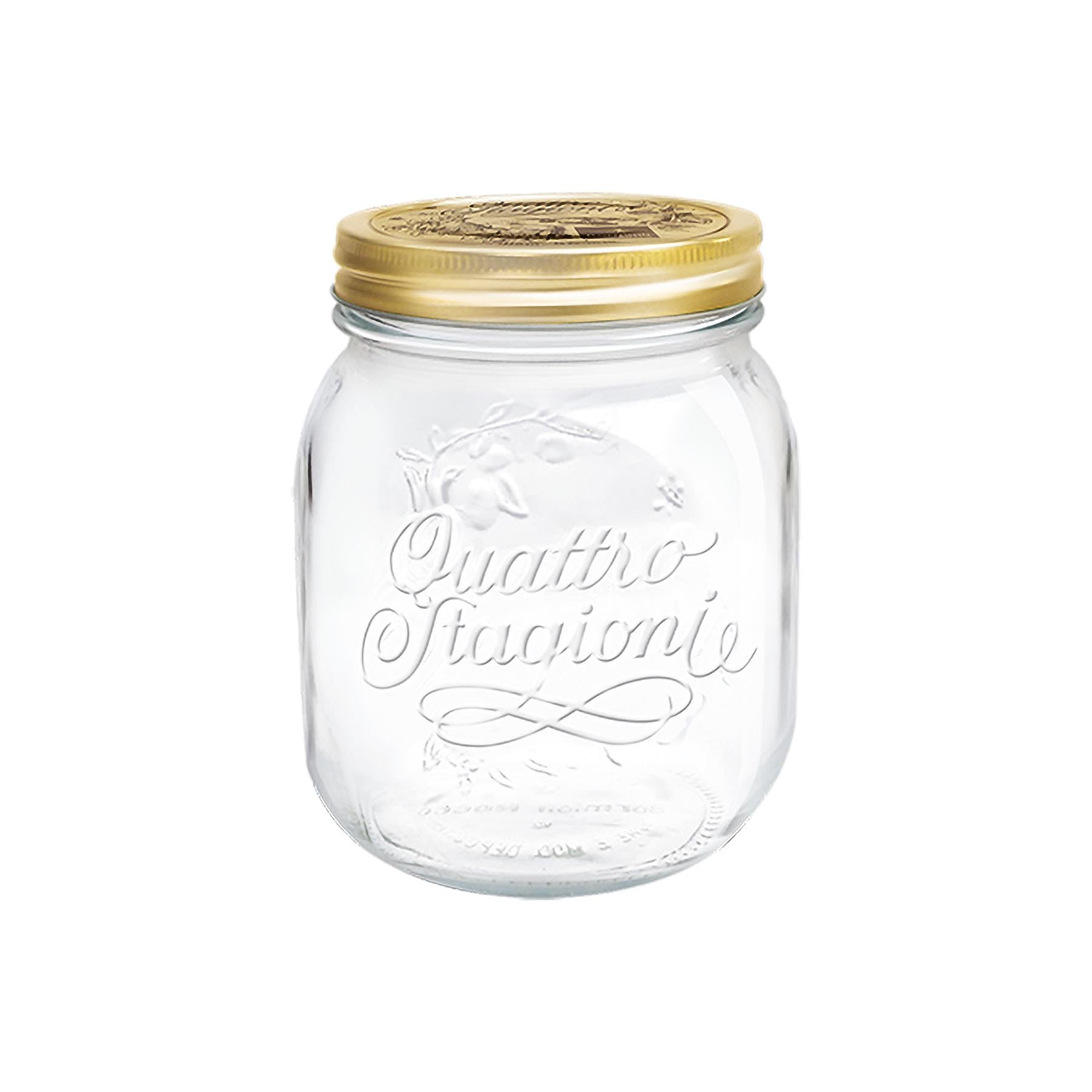 Quattro Stagioni Glass Storage Jar - 700ml