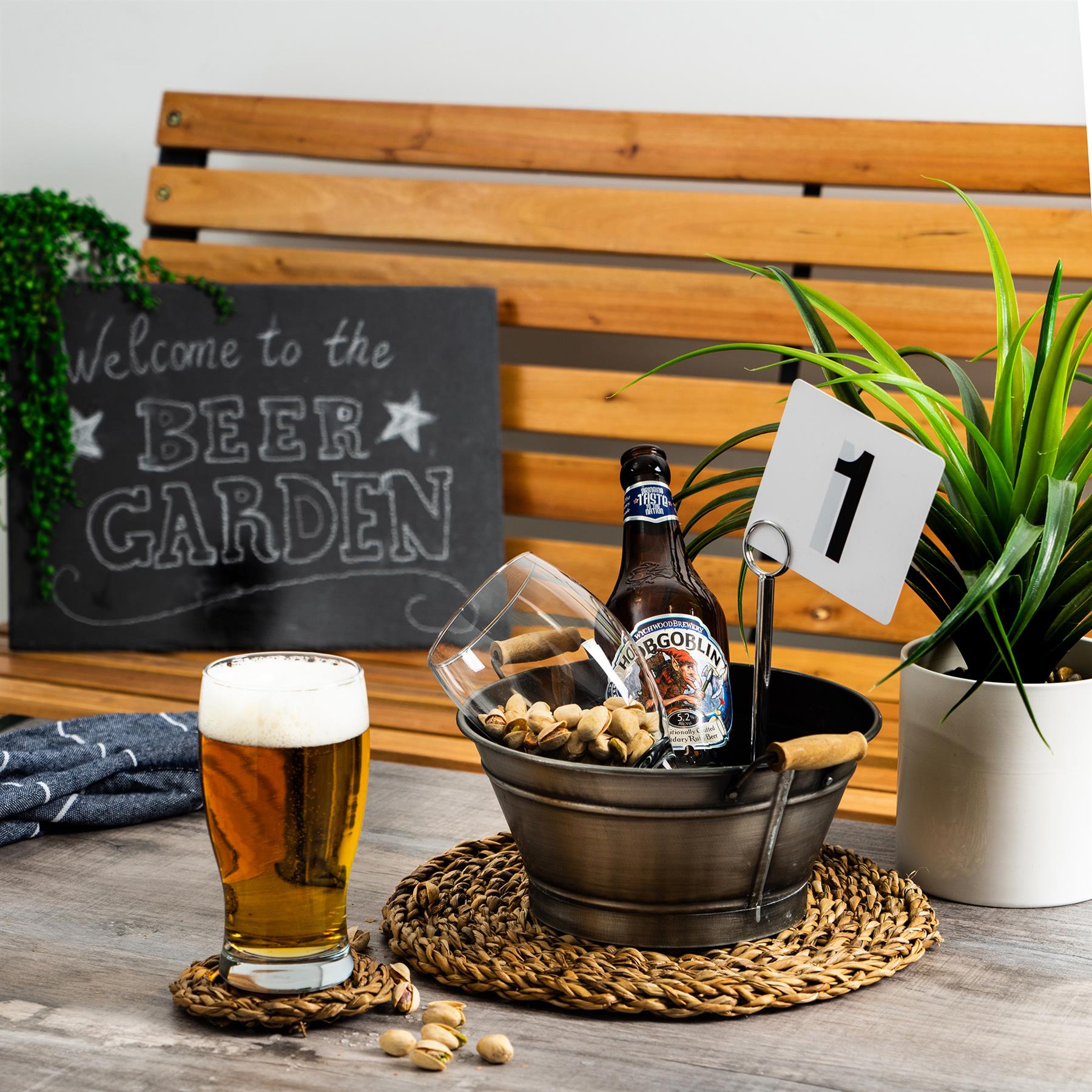 LAV Belek Tulip Pint Beer Glass - Clear - 580ml