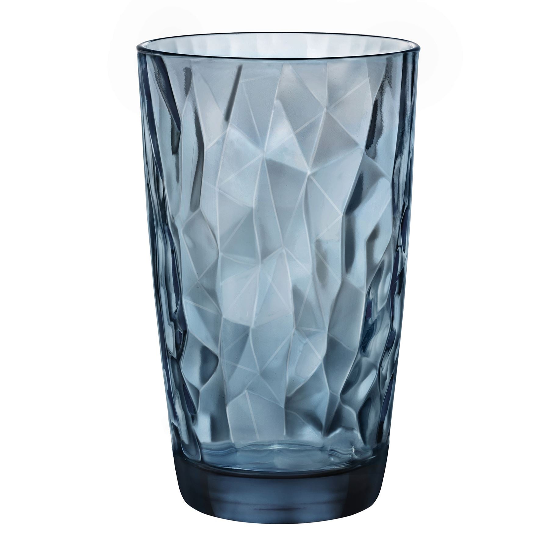 Bormioli Rocco Diamond Highball Glasses - Blue - 470ml - Pack of 6
