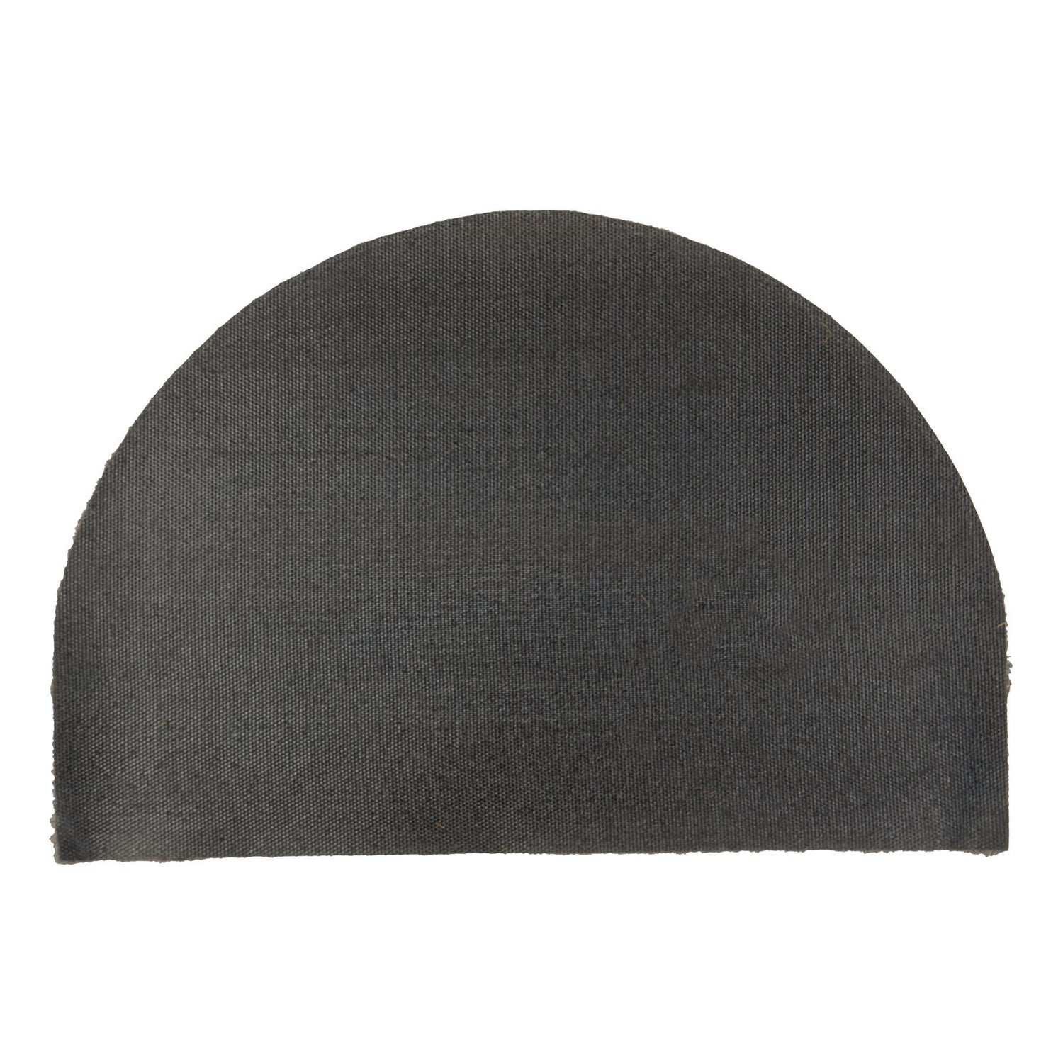 Coir Half Moon Door Mat - 60 x 40cm - Grey