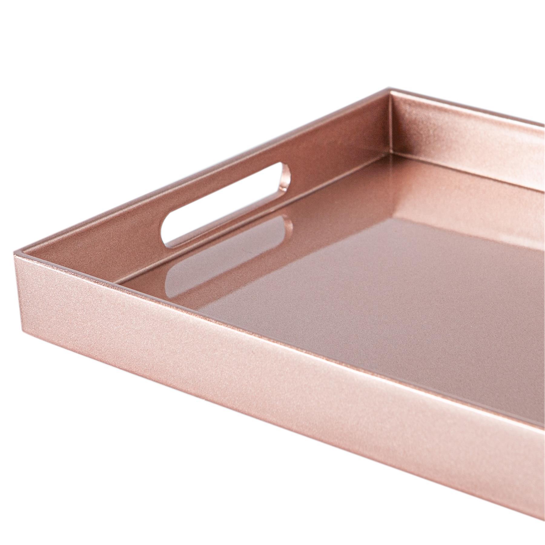 Rectangle Serving Tray - Centre Piece - 34.5cm - Rose Gold
