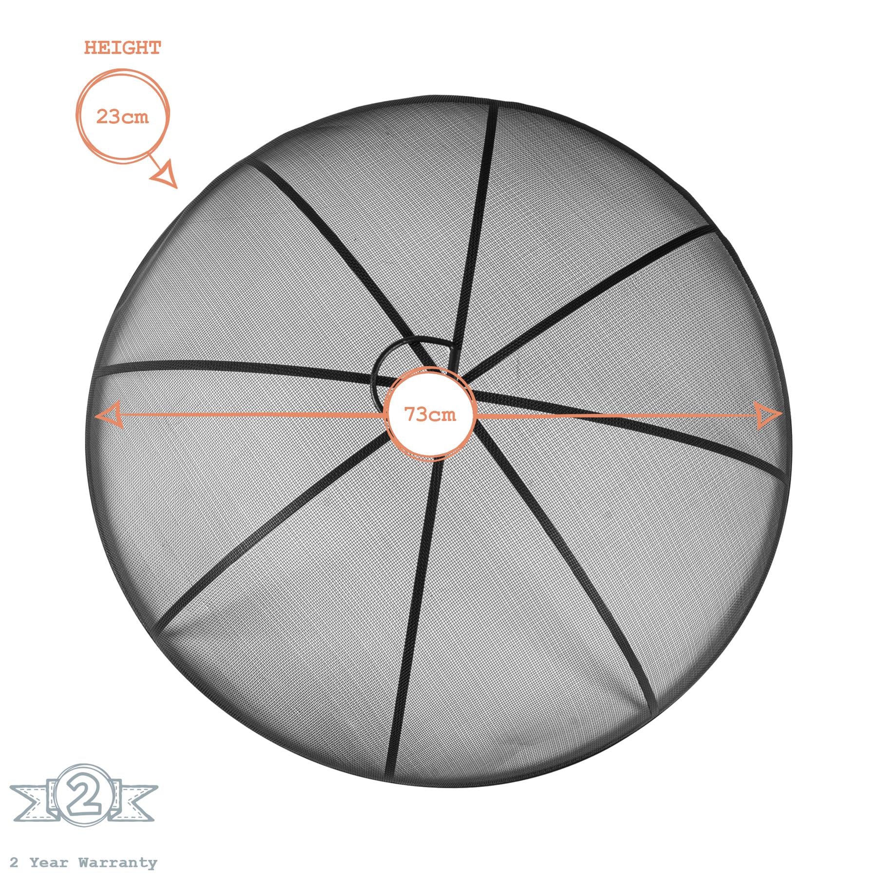 Harbour Housewares Round Firepit Dome - 73cm