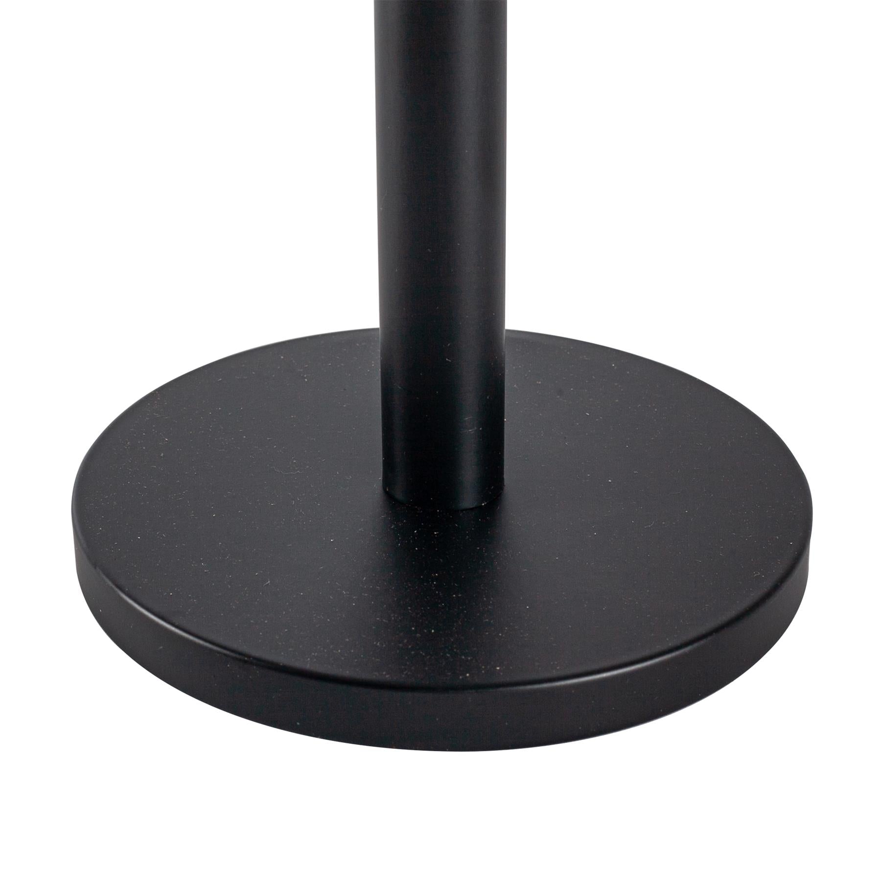 Harbour Housewares Vintage Steel Kitchen Roll Holder - Black