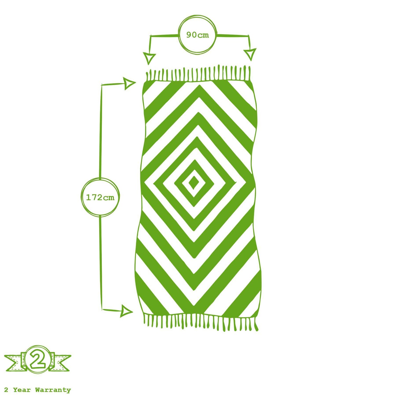 Nicola Spring Turkish Cotton Towel - Diamond - Light Grey