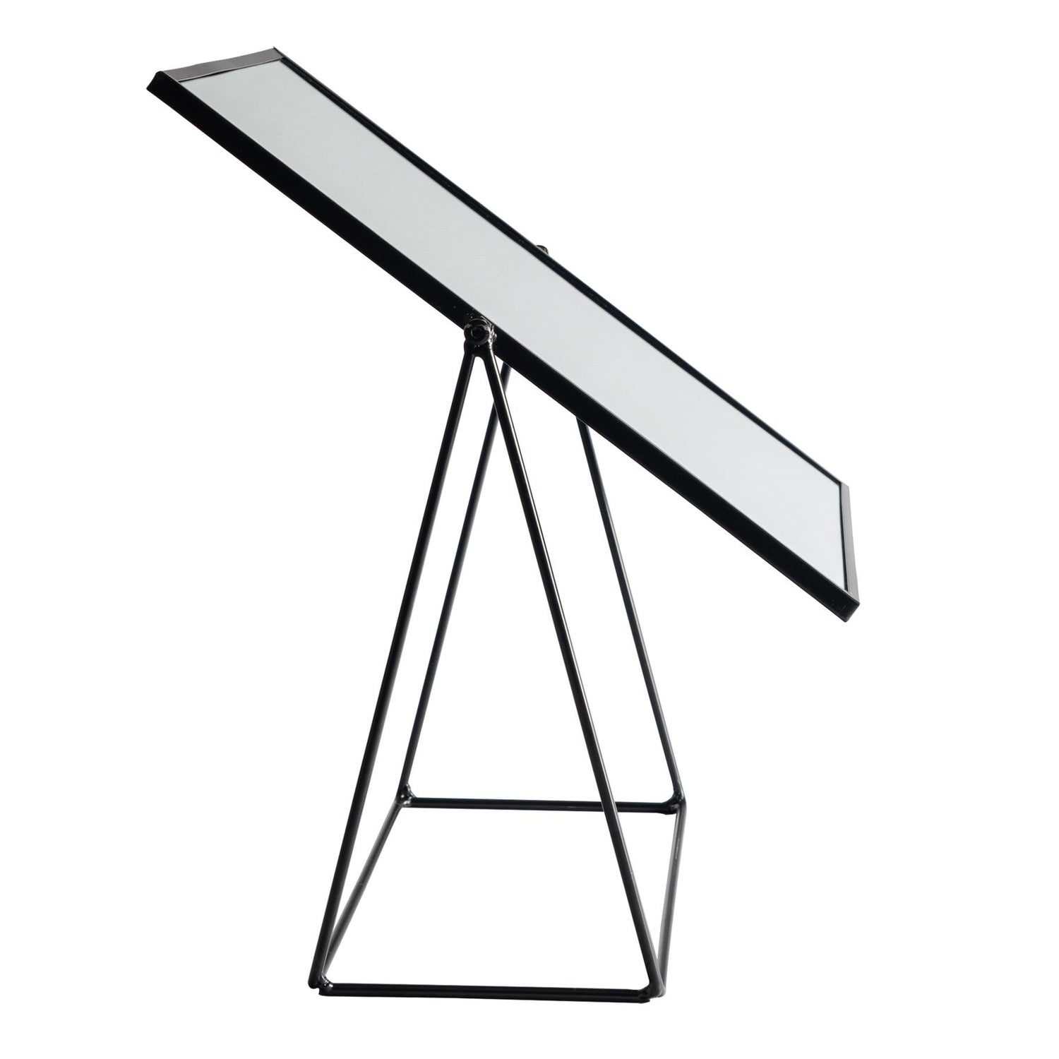 Harbour Housewares Dressing Table Vanity Mirror - 32cm - Black