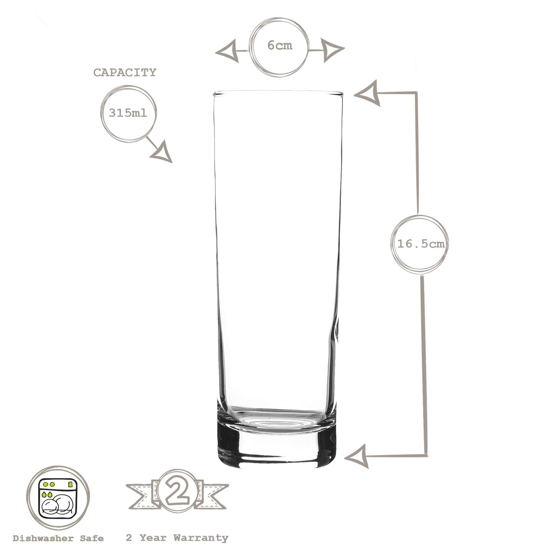 LAV Ada Highball Glass - 315ml