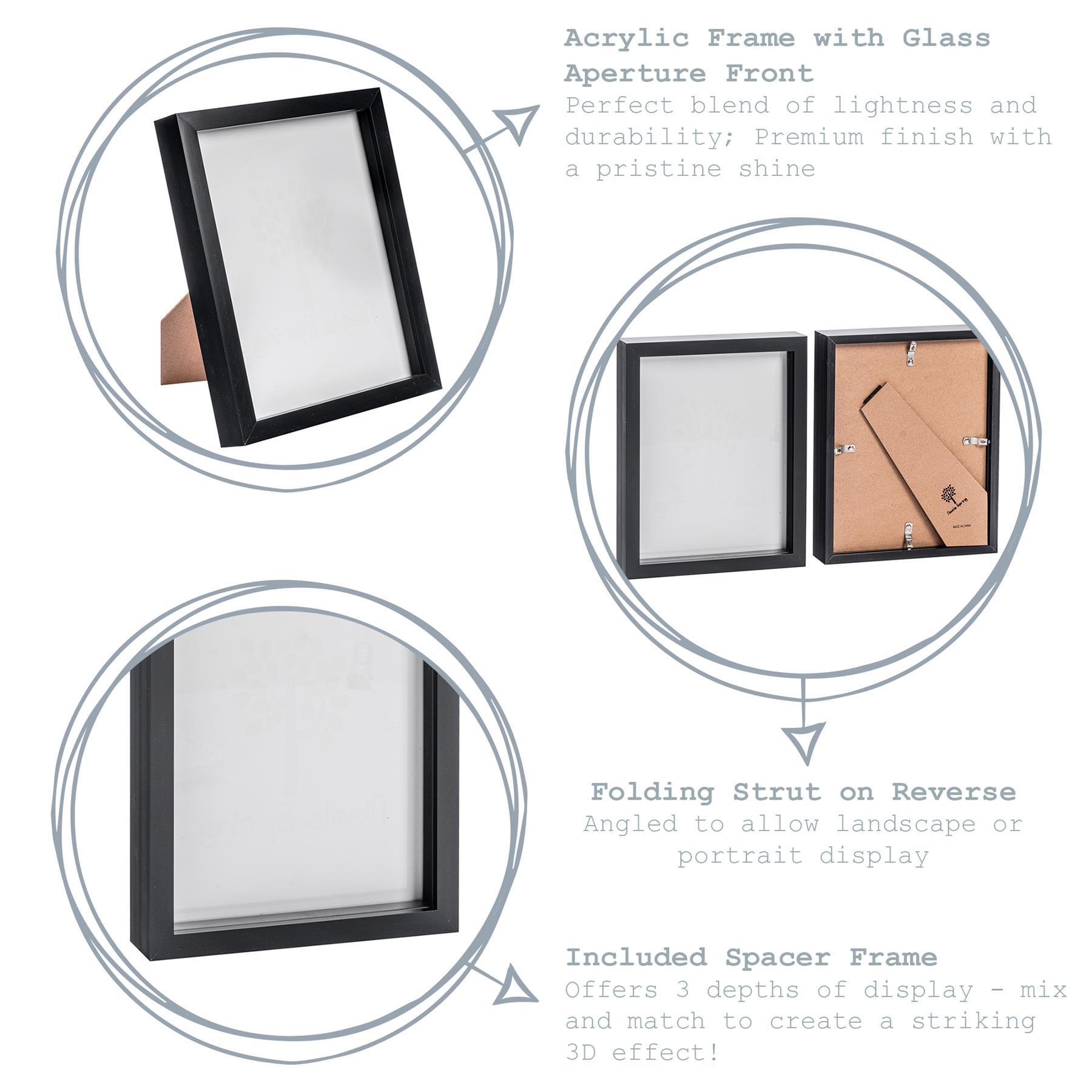 Nicola Spring Box Photo Frame - 8x10 - Dark Wood