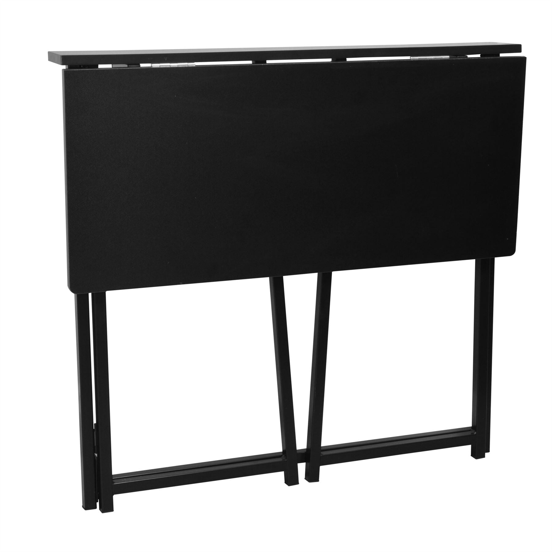 Harbour Housewares Folding Space Saver Desk - Black
