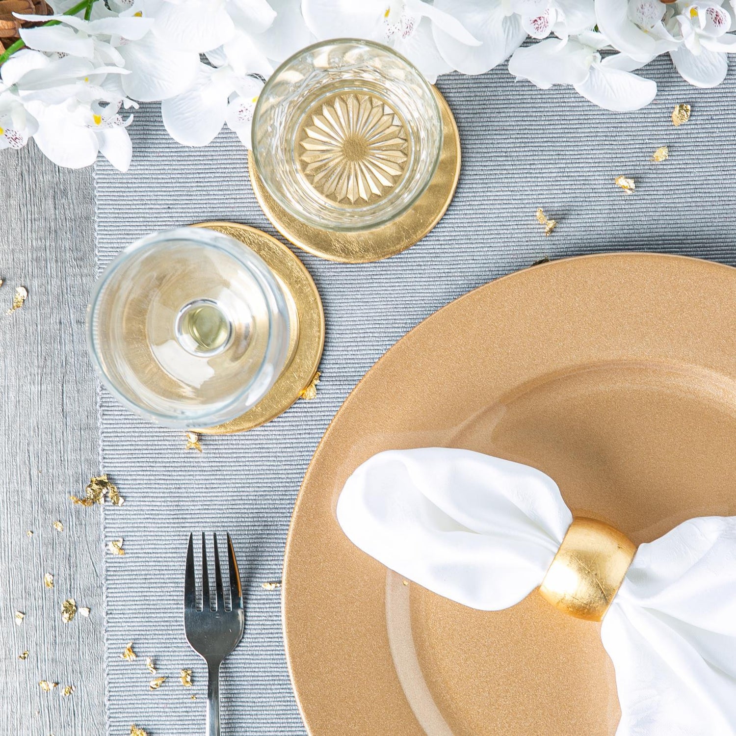 Metallic Charger Plate - 33cm - Gold