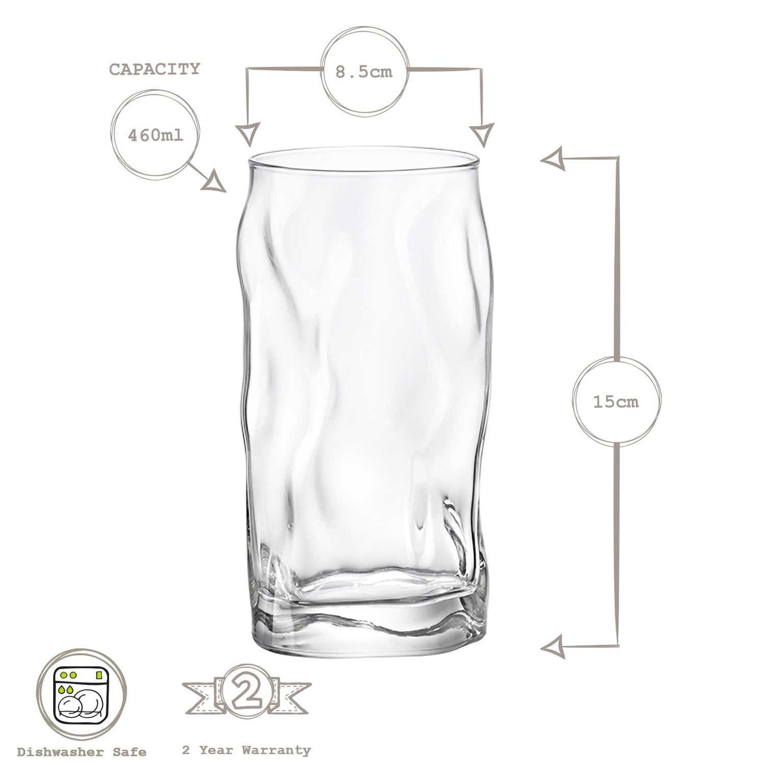 Sorgente Highball Glass - 460ml