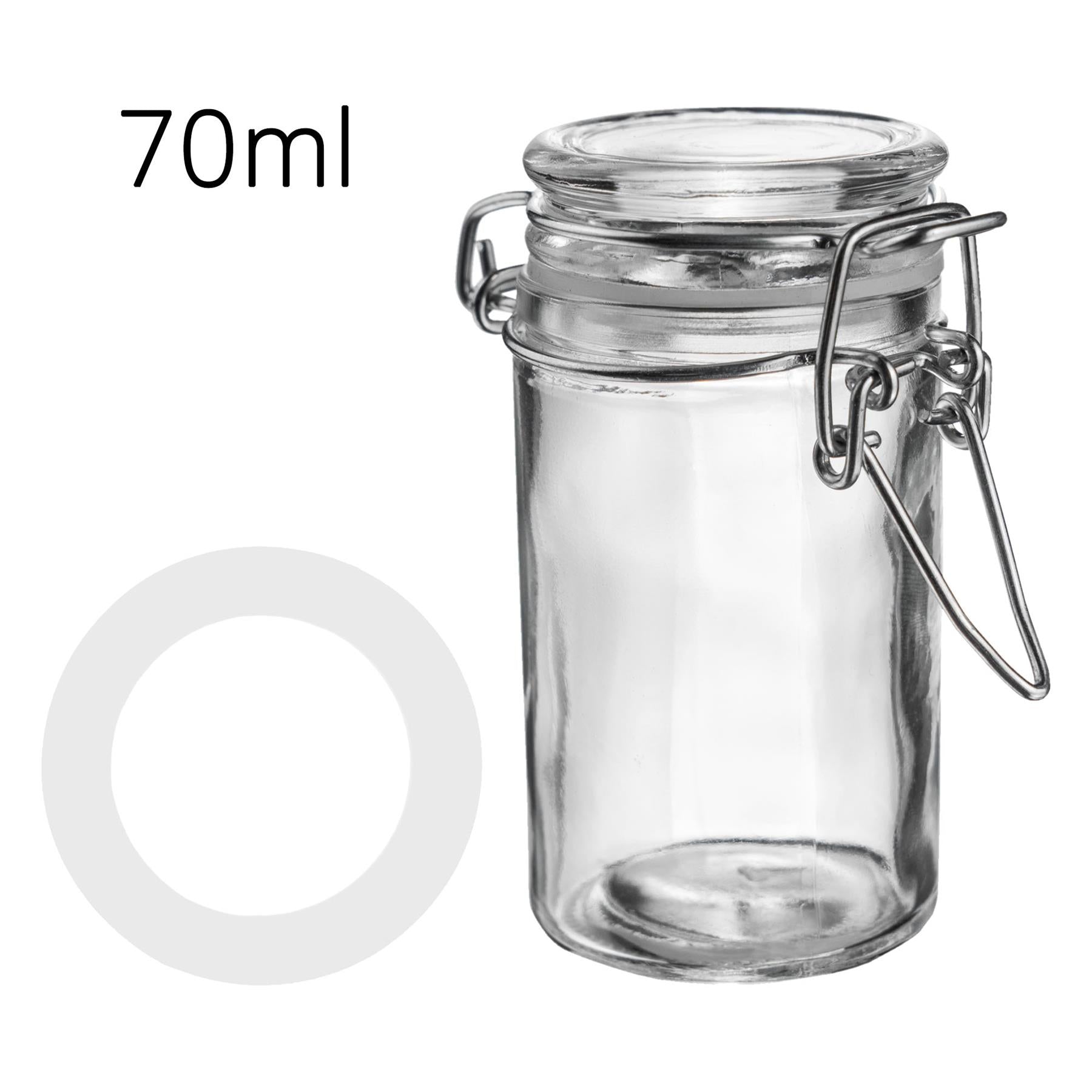 Argon Tableware Airtight Food Seals Glass Jars