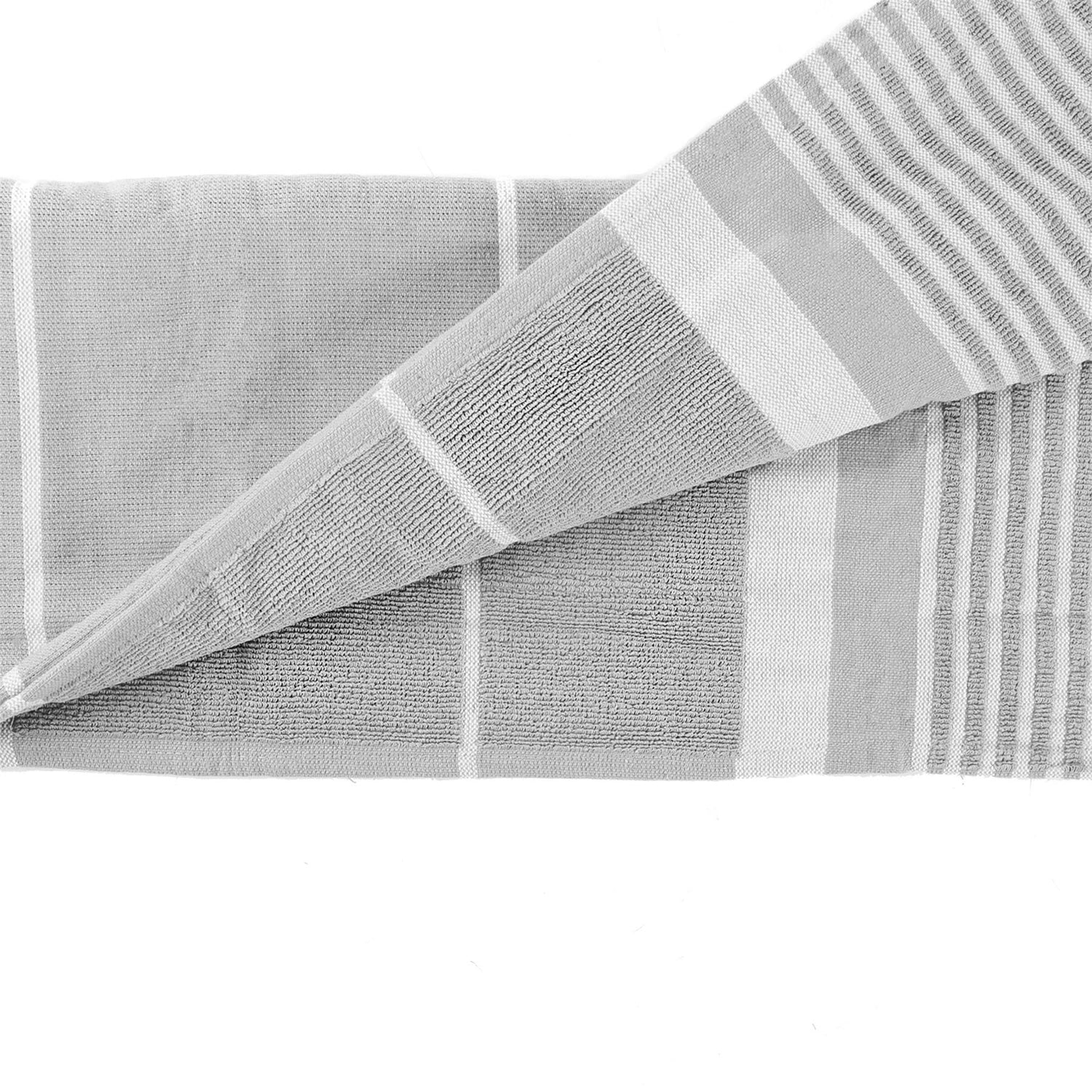 Deluxe Turkish Cotton Bath Towel - Light Grey