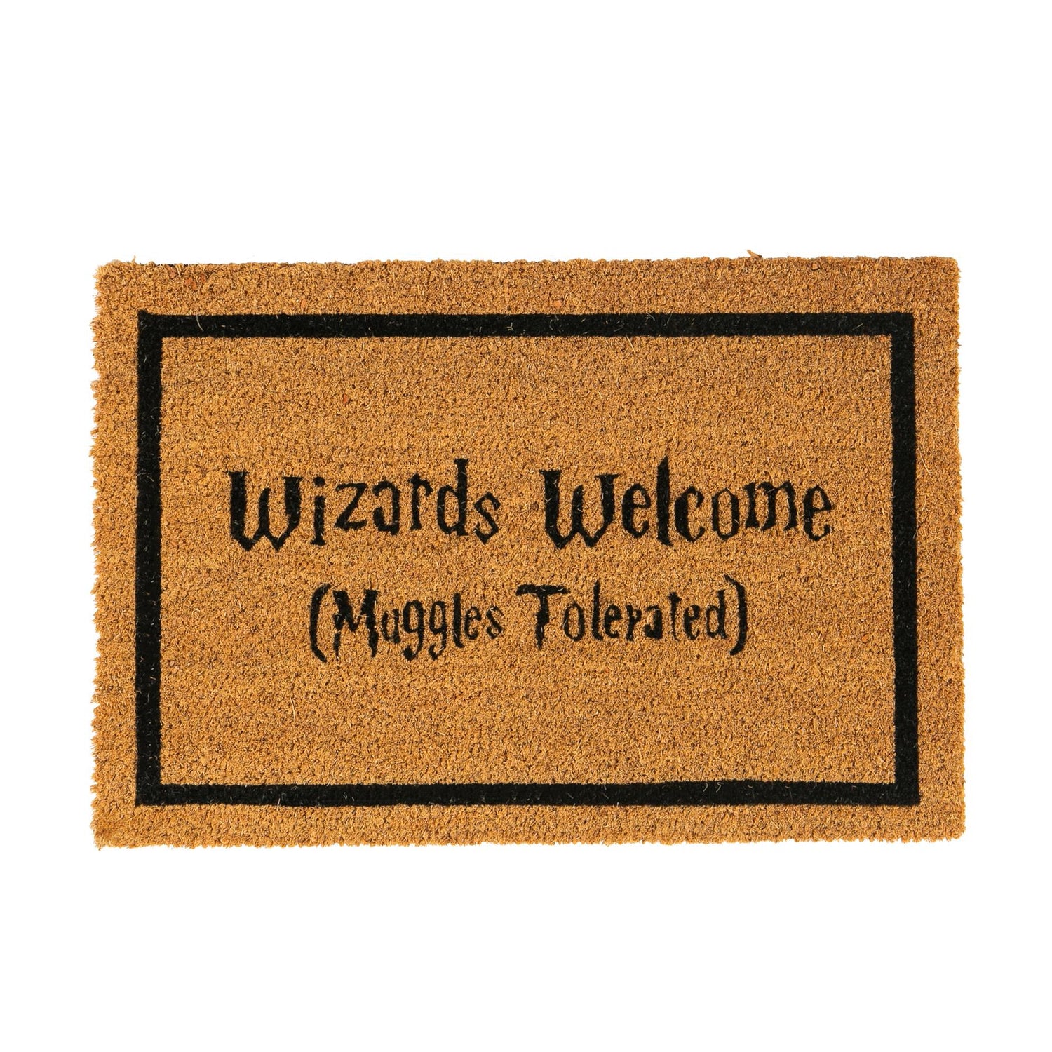 Nicola Spring Non-Slip Halloween Door Mats Pack of 2 - 60 x 40cm - Wizards Welcome