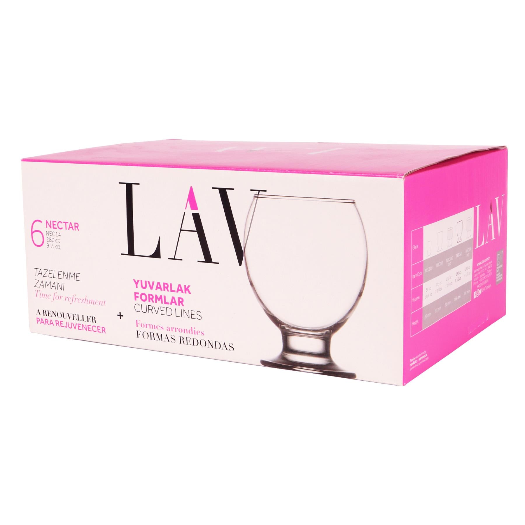 280ml Nectar Glass Tumbler