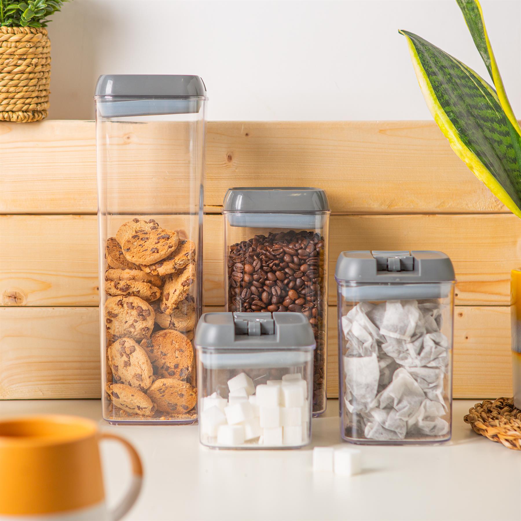Flip Lock Plastic Food Storage Container - 800ml