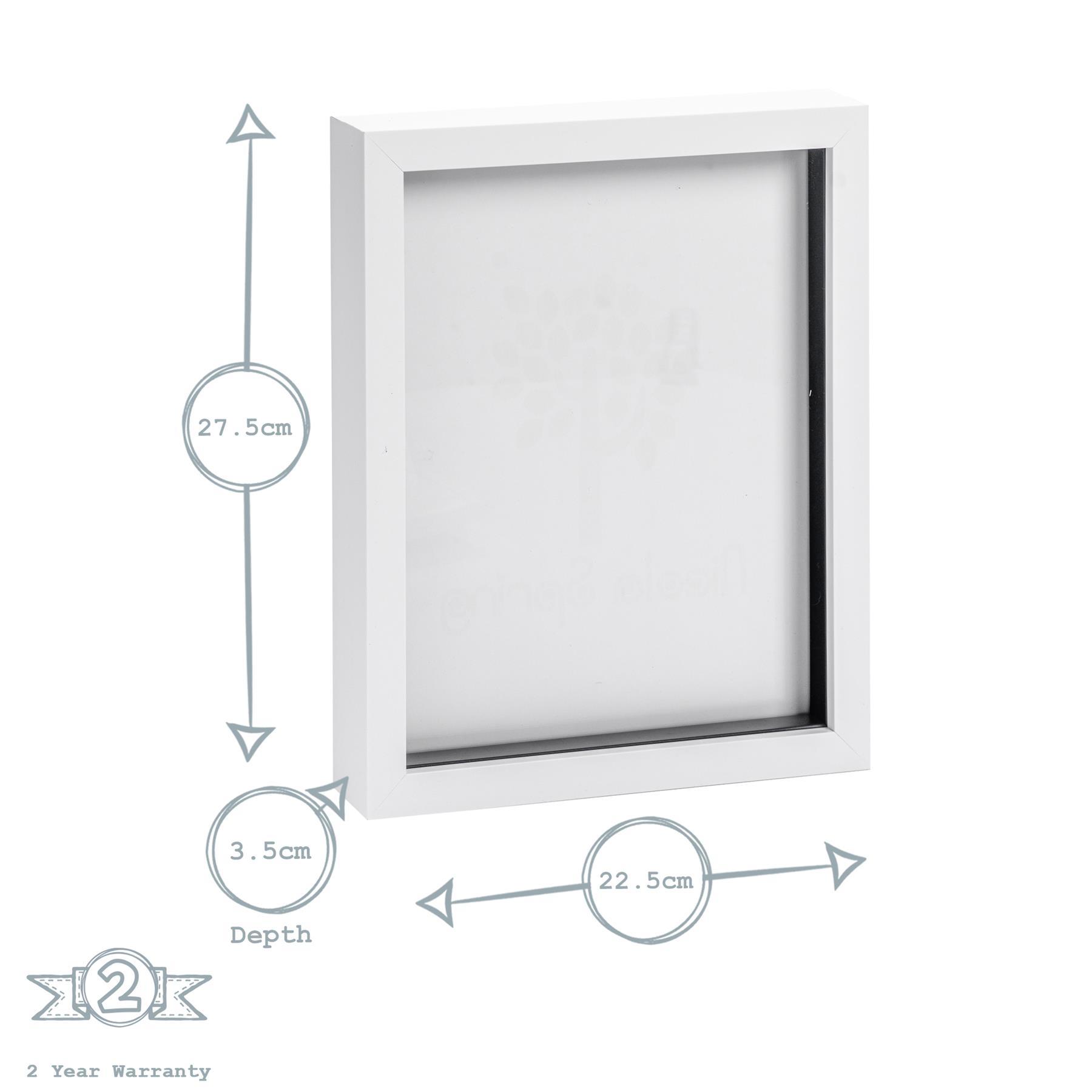Nicola Spring Box Photo Frame - 8x10 - White