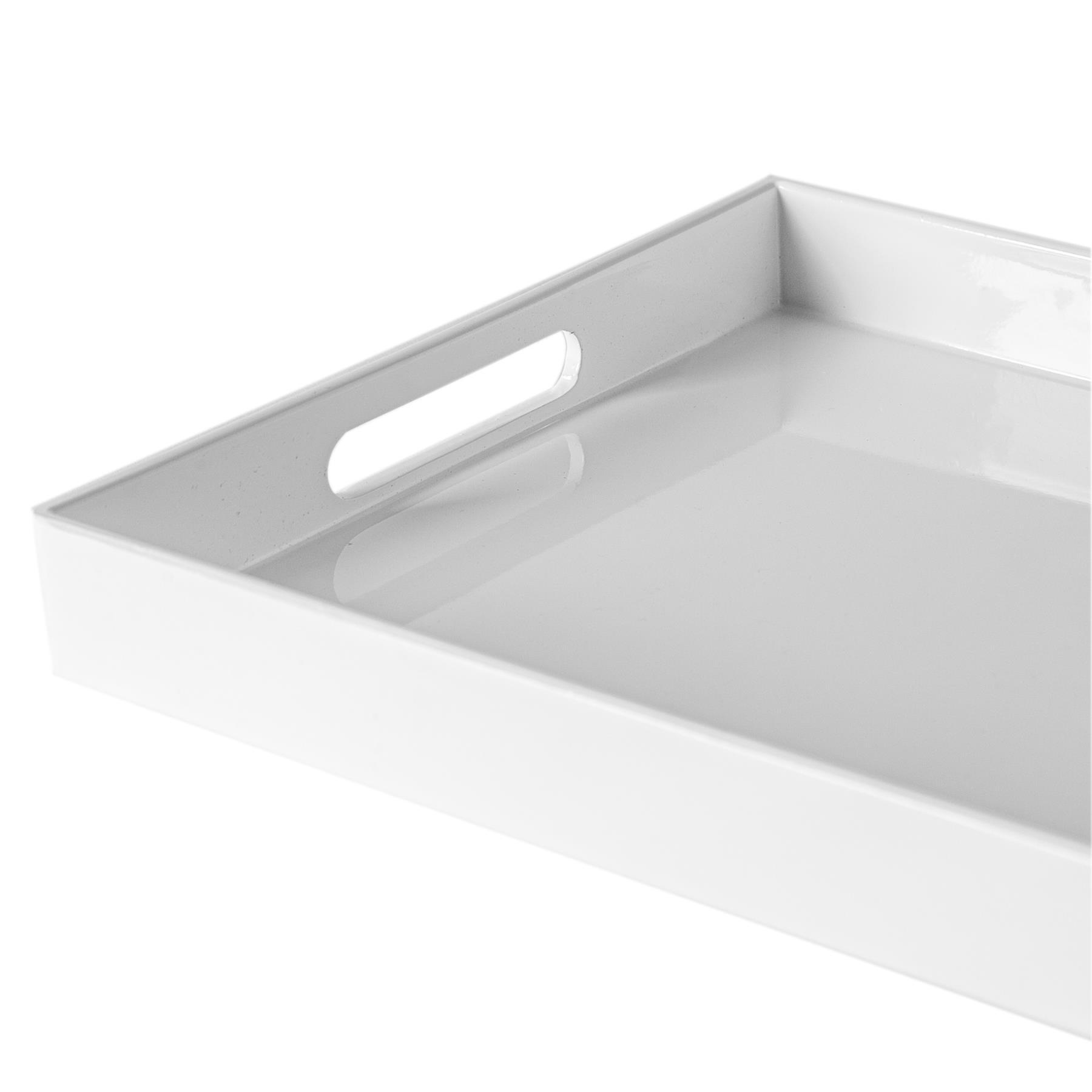 Rectangle Serving Tray - Centre Piece - 34.5cm - White