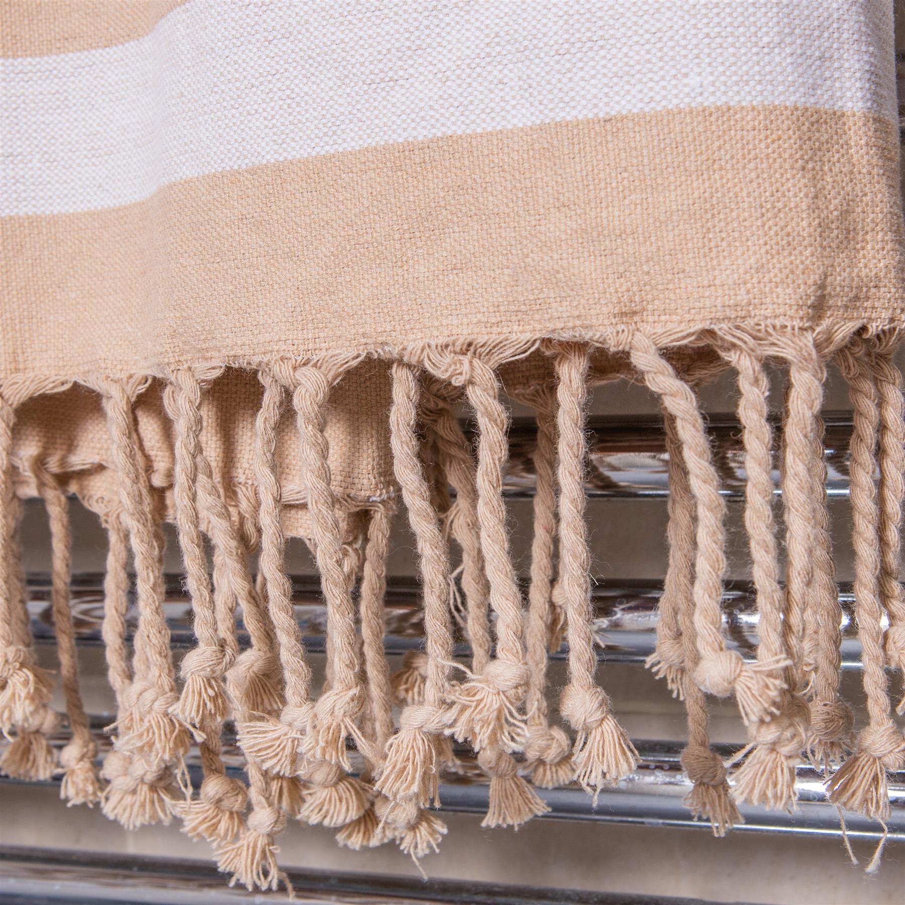 Deluxe Turkish Cotton Bath Towel - Natural