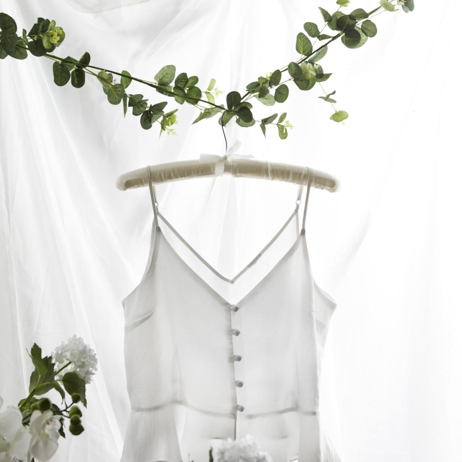 Padded Satin Clothes Hanger