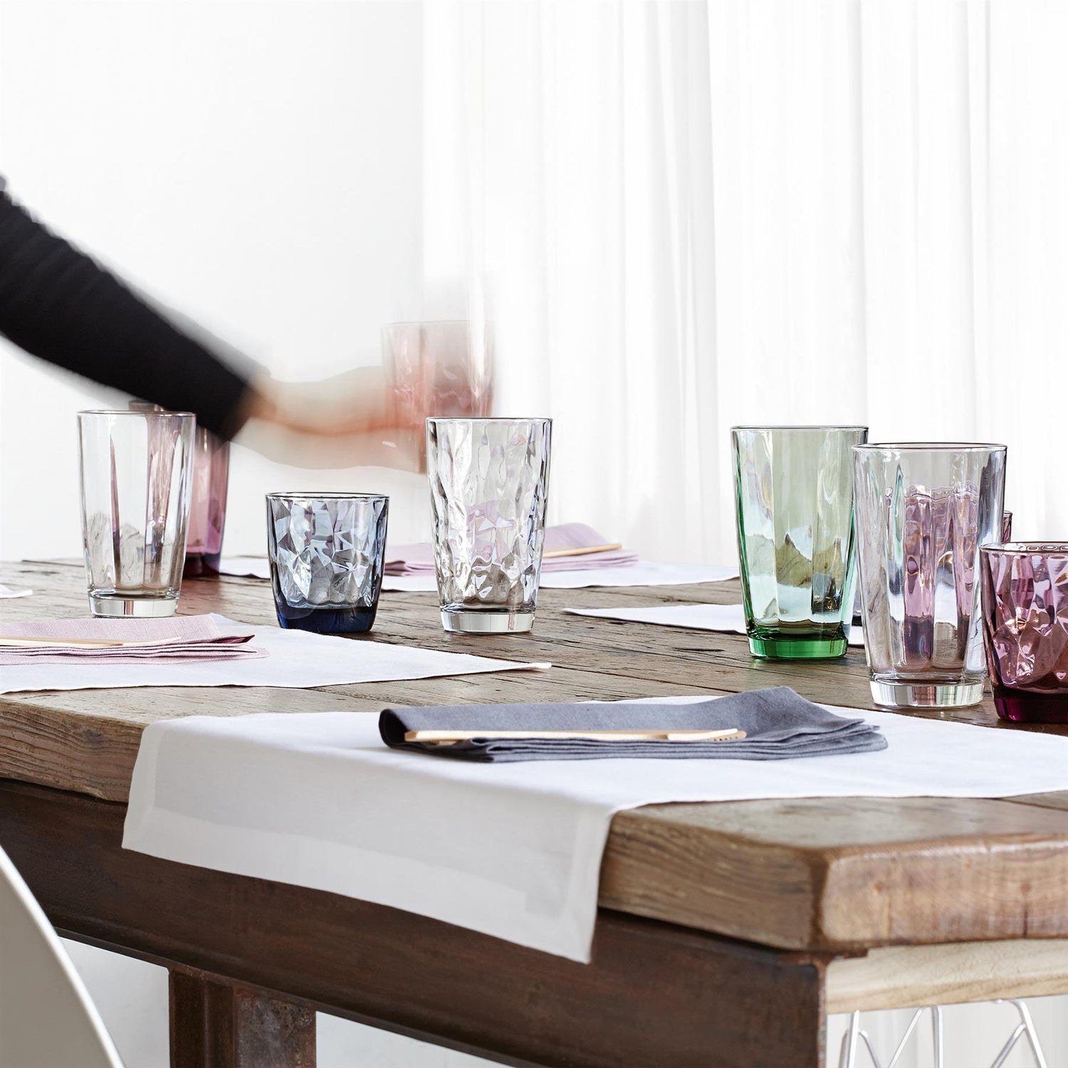 Pulsar Double Old Fashioned Glass - 390ml - Purple - by Bormioli Rocco