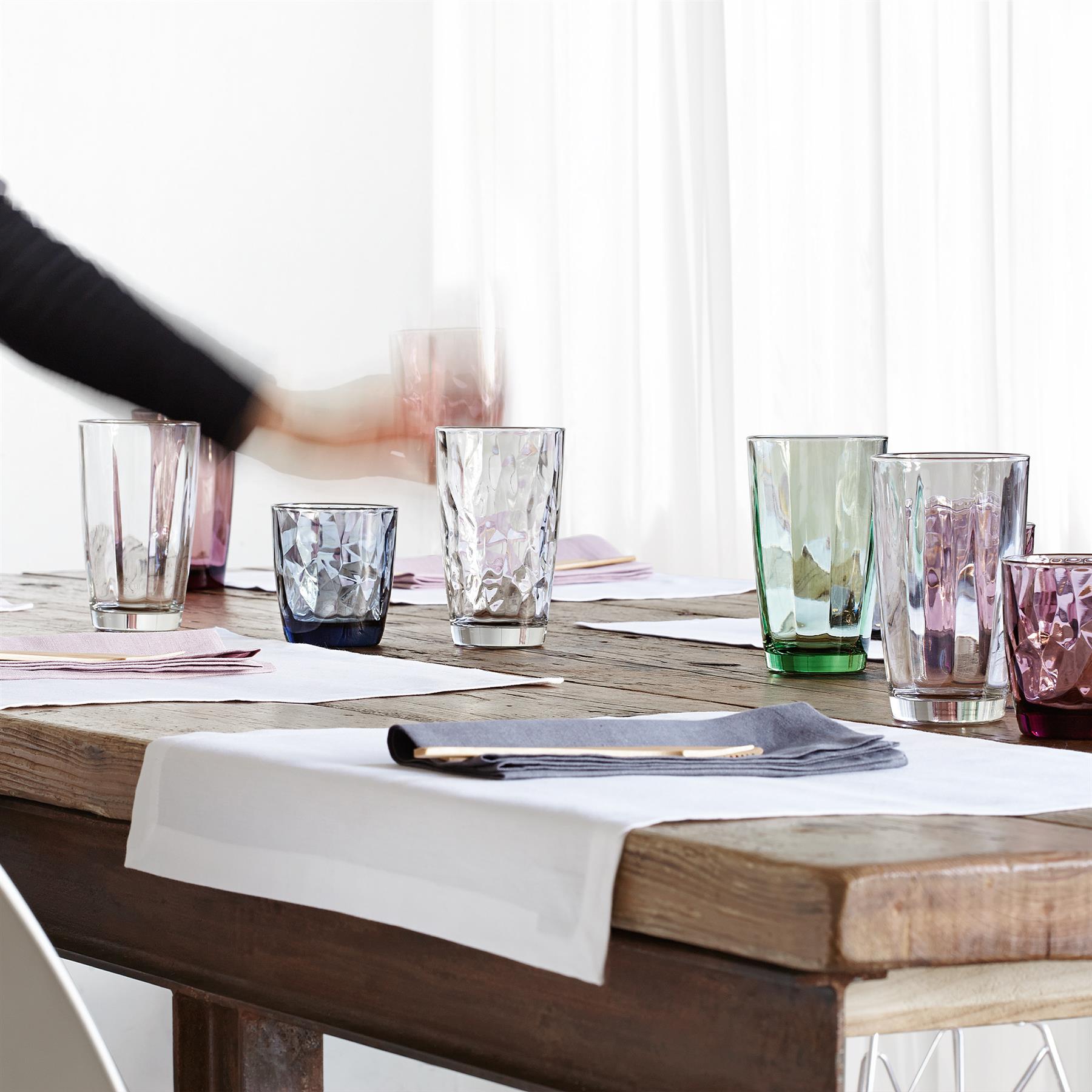 Pulsar Double Old Fashioned Glass - 390ml - Purple - by Bormioli Rocco