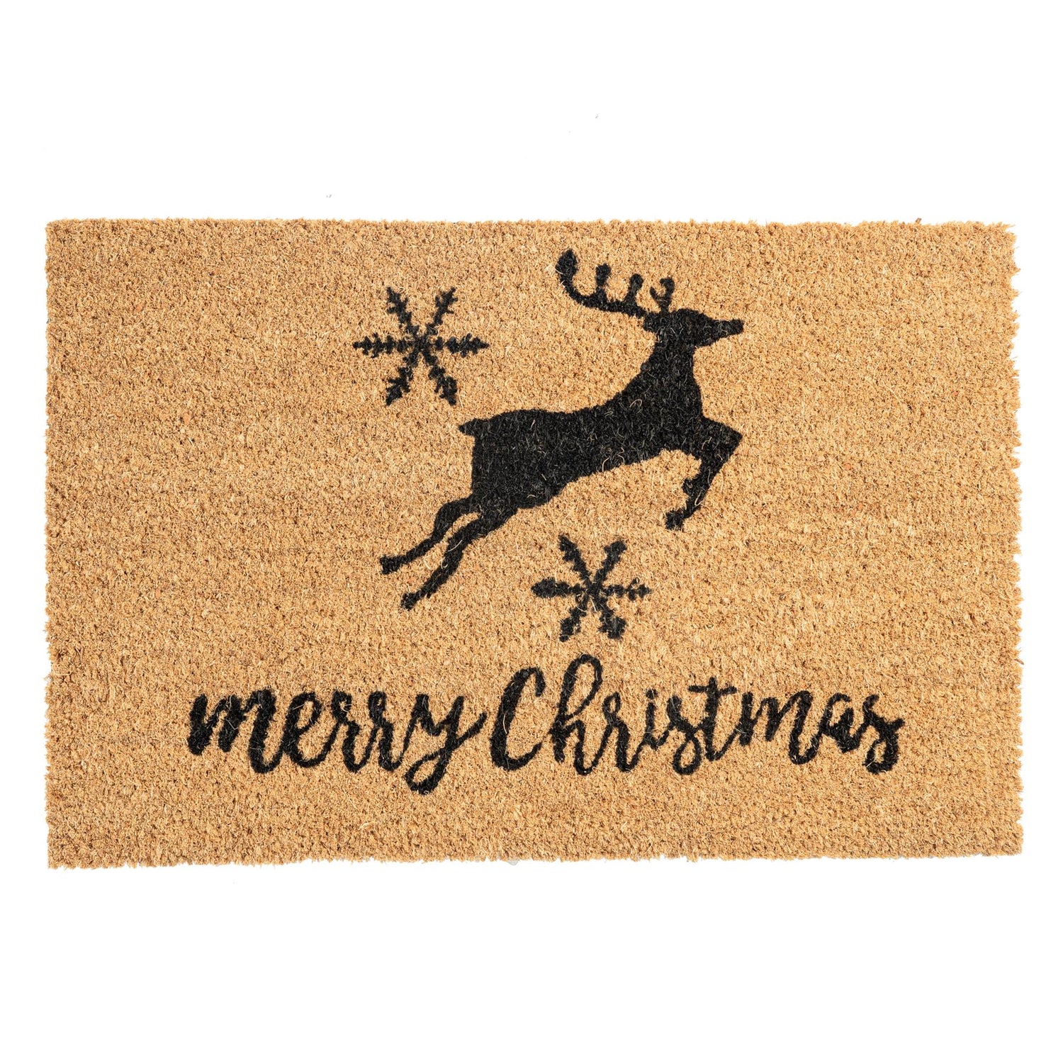 Nicola Spring Christmas Door Mat - 60 x 40cm - Reindeer