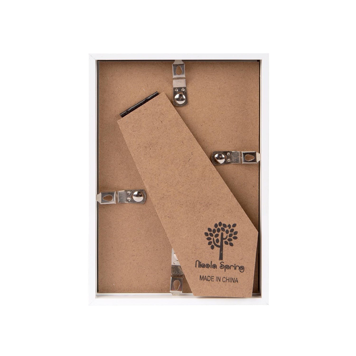 4" x 6" 3D Deep Box Photo Frame - White