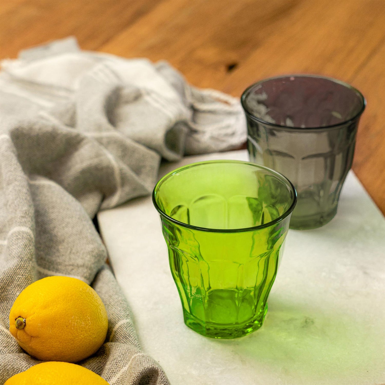 Multicolour 250ml Picardie Glass Tumbler
