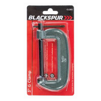Grey 3" (75mm) Steel G-Clamp