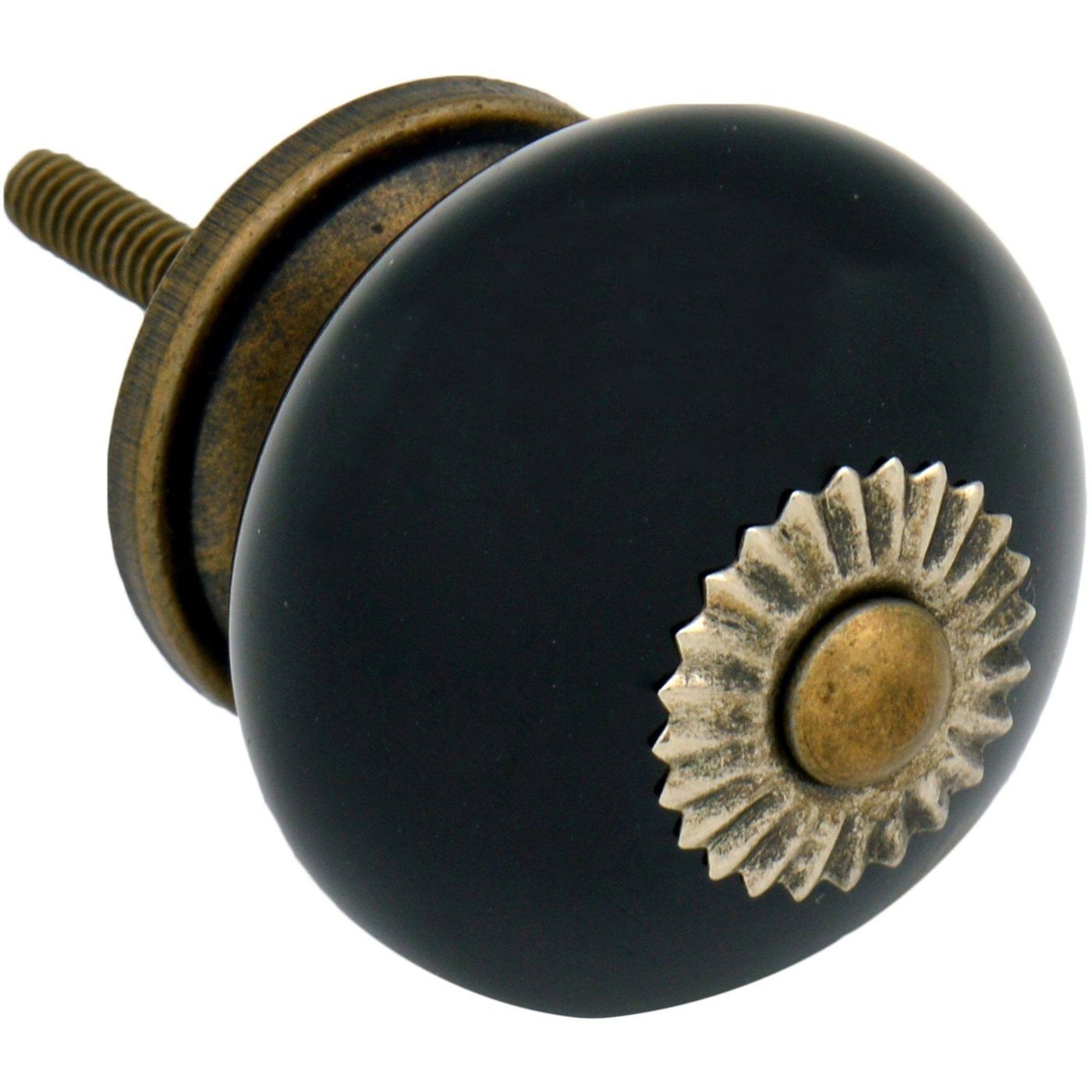 Nicola Spring Ceramic Door Knob and Handle - Black