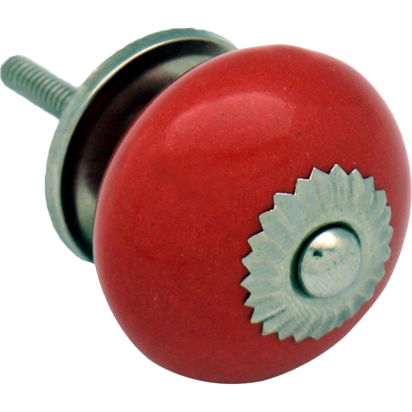 Nicola Spring Ceramic Door Knob and Handle - Red