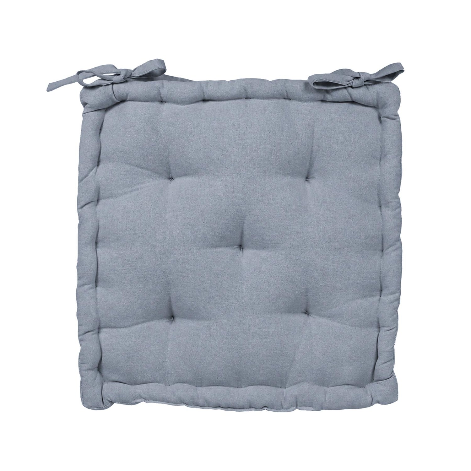 Deluxe Square Seat Pad - 40 x 40cm - Grey