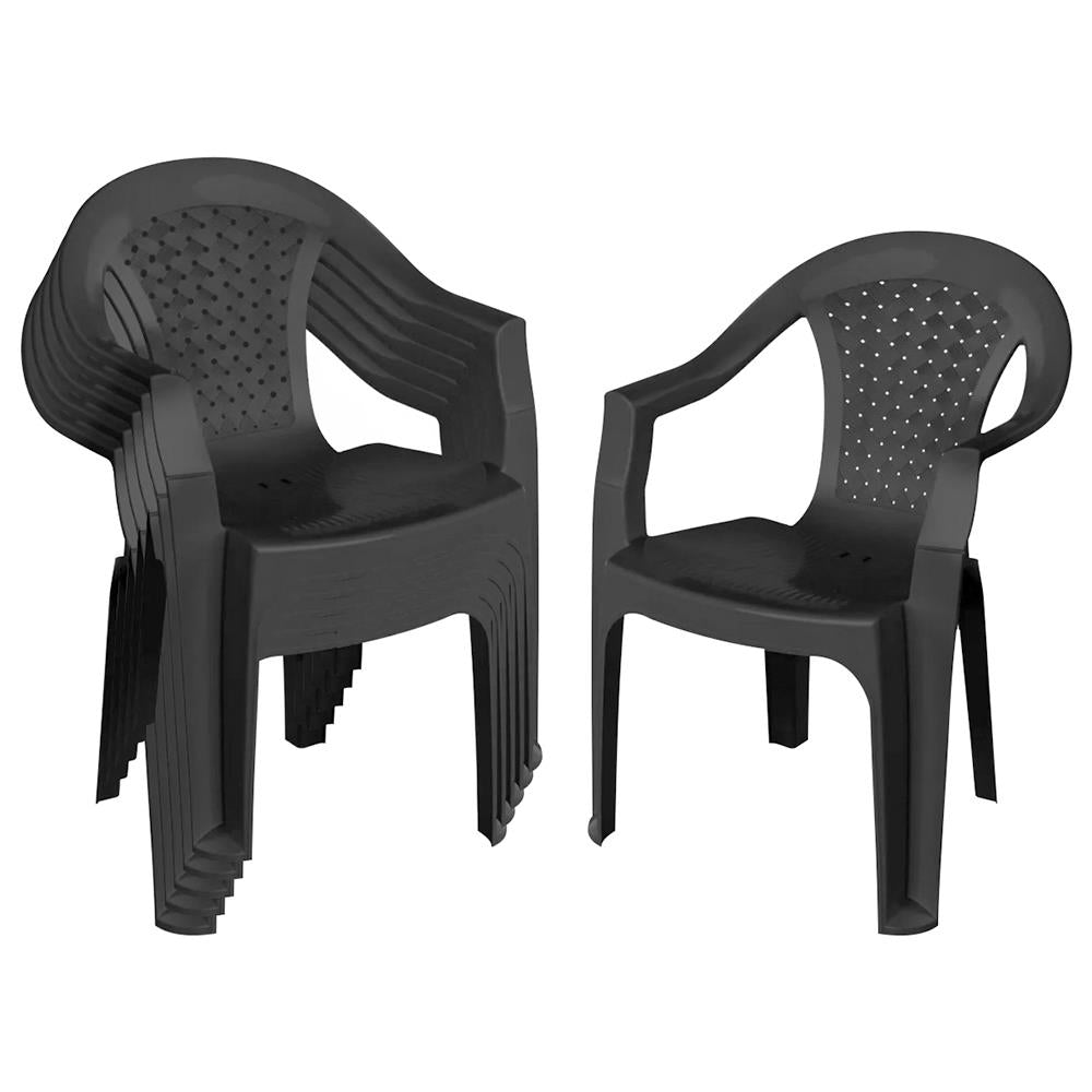 Milas Garden Dining Chair - Anthracite