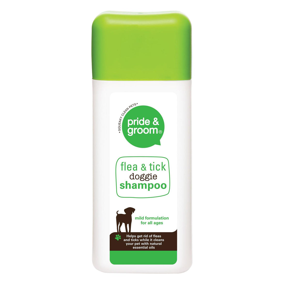 Flea &amp; Tick Dog Shampoo - 300ml - By Pride &amp; Groom