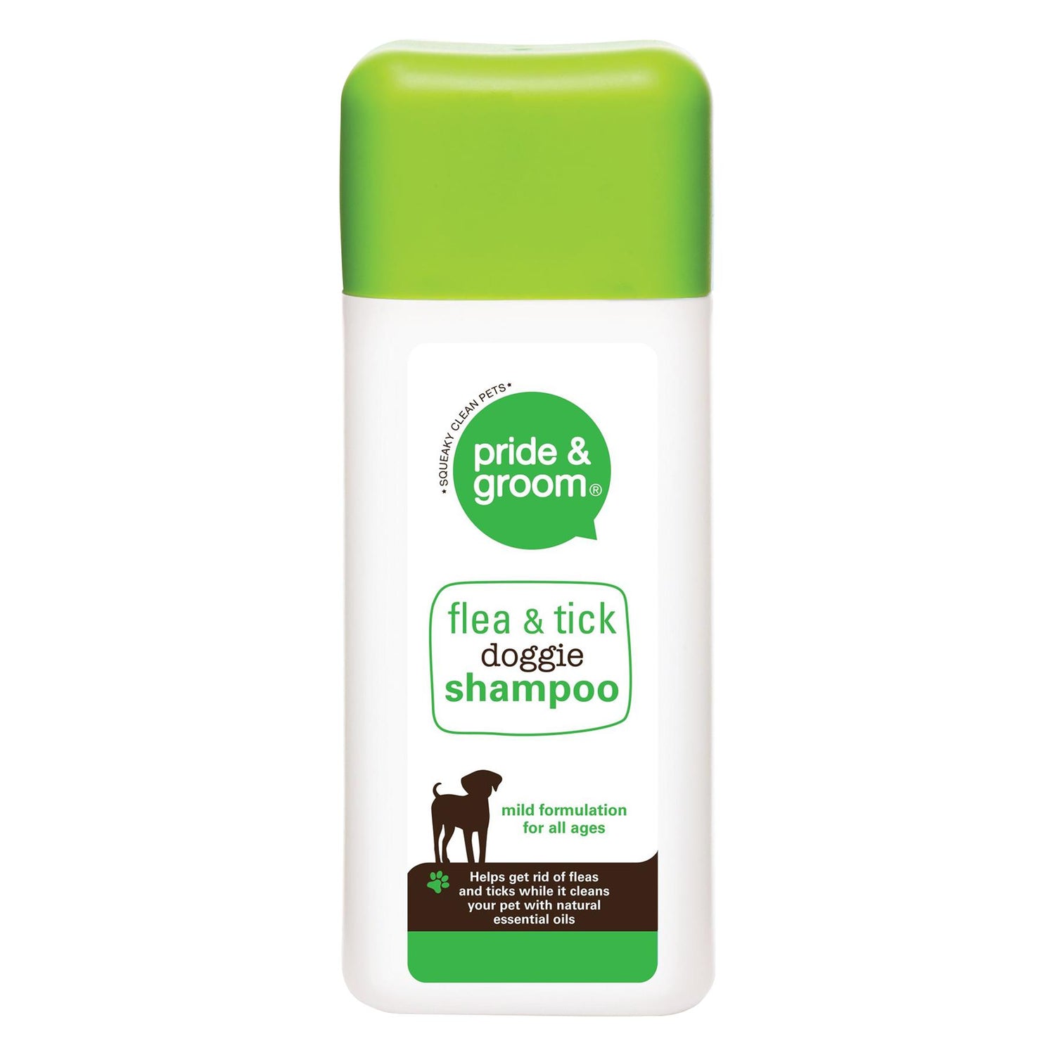 Flea &amp; Tick Dog Shampoo - 300ml - By Pride &amp; Groom