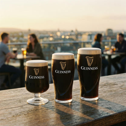 Guinness 2pc 500ml Embossed Can Glass Set